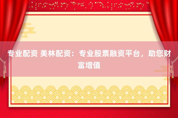 专业配资 美林配资：专业股票融资平台，助您财富增值