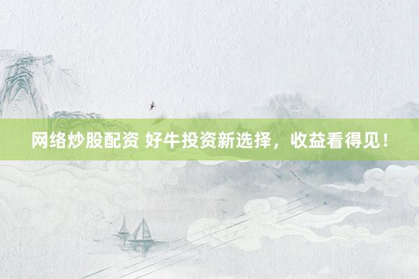 网络炒股配资 好牛投资新选择，收益看得见！