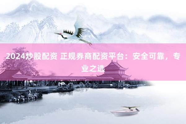 2024炒股配资 正规券商配资平台:安全可靠,专业之选